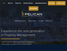 Tablet Screenshot of pelicanmgt.com